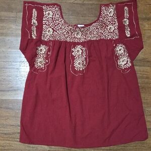 Artesanias Mexican Blouse